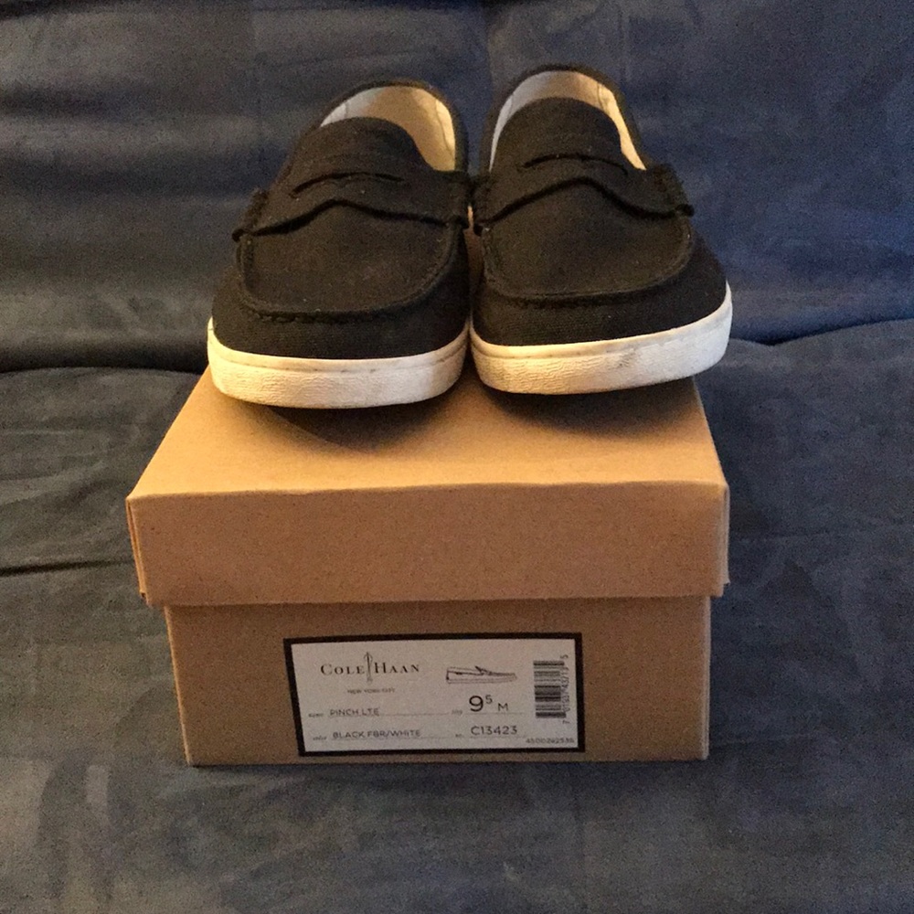 Cole Haan canvas slip on